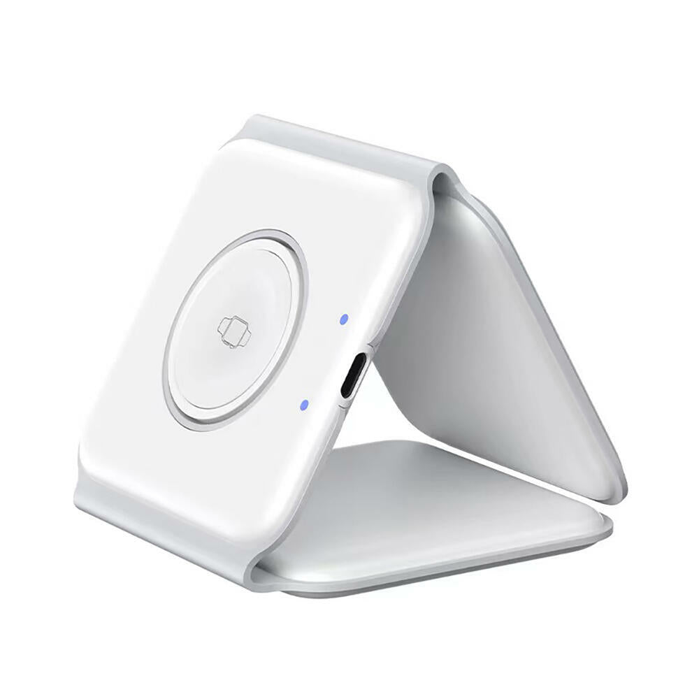 3-in-1 Magnetic Foldable Wireless Charging Station – 15W Fast Charger