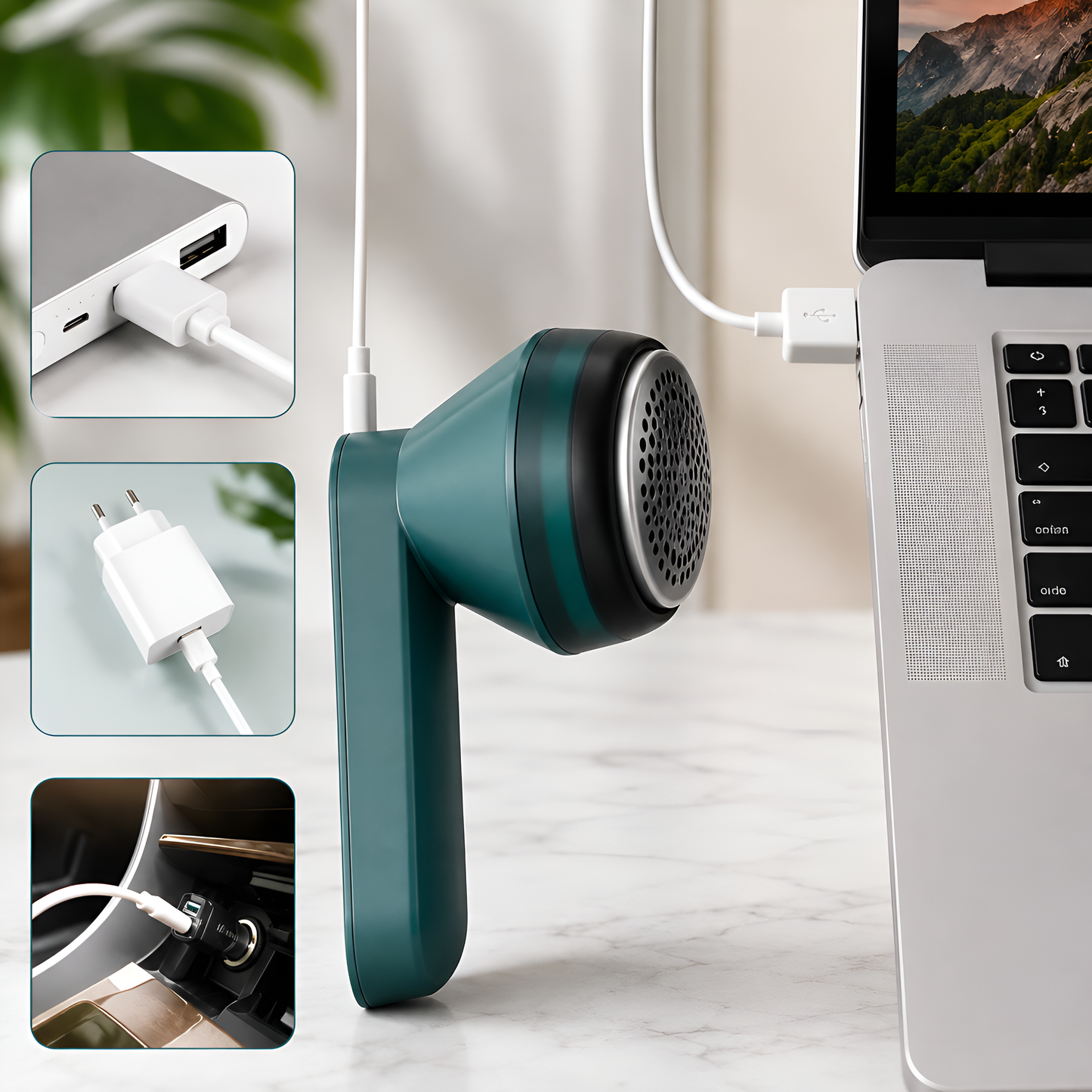 Rechargeable Electric Lint Remover – Fabric Shaver for Clothes, Sweaters & Upholstery