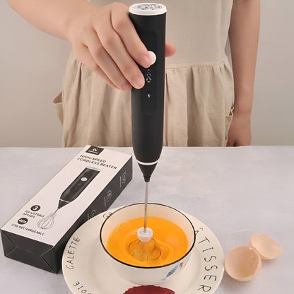 2-in-1 Rechargeable Coffee Beater & Milk Frother