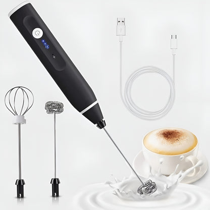 2-in-1 Rechargeable Coffee Beater & Milk Frother