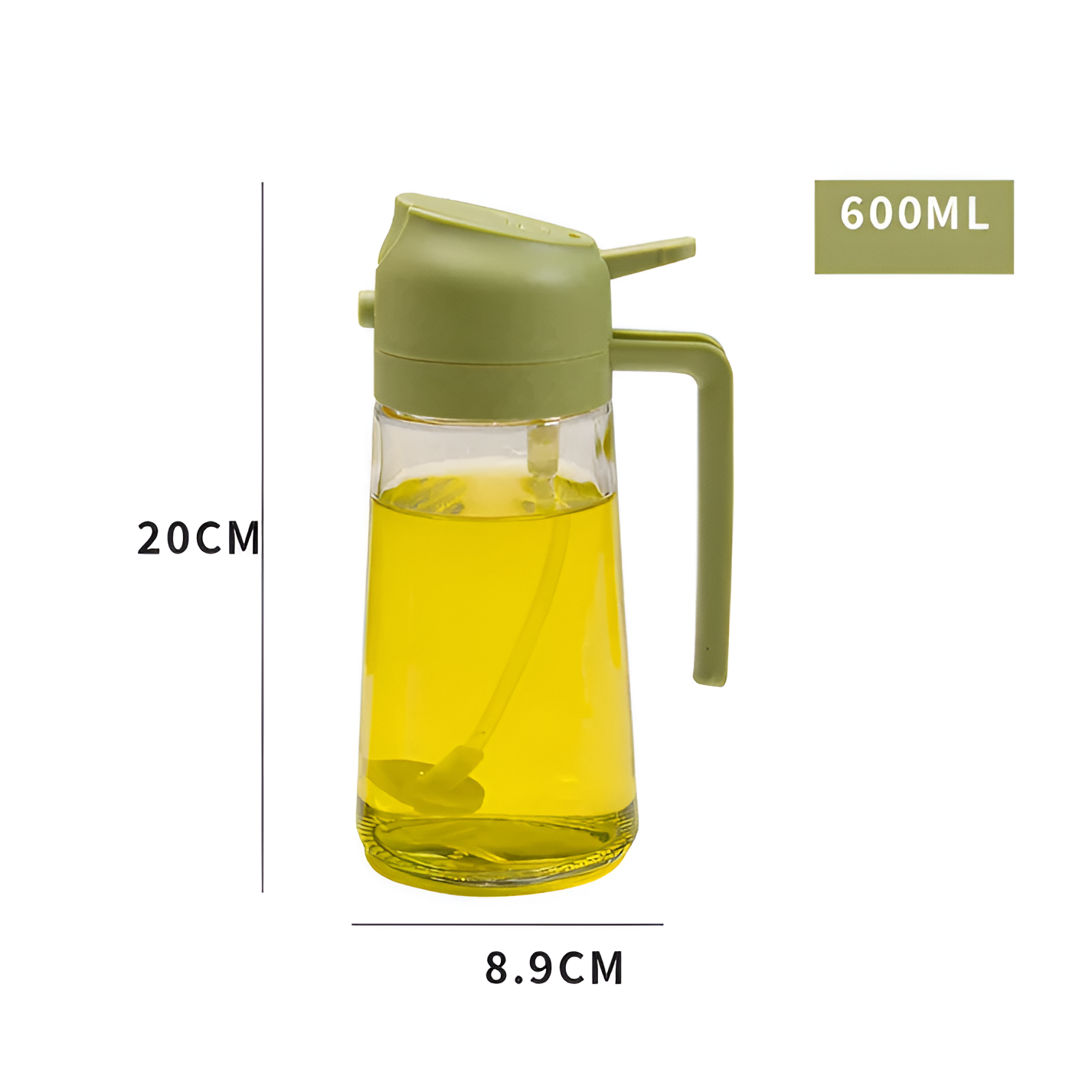 2-in-1 Oil Sprayer Bottle Kitchen Tool | Oil Spray & Pour Dispenser