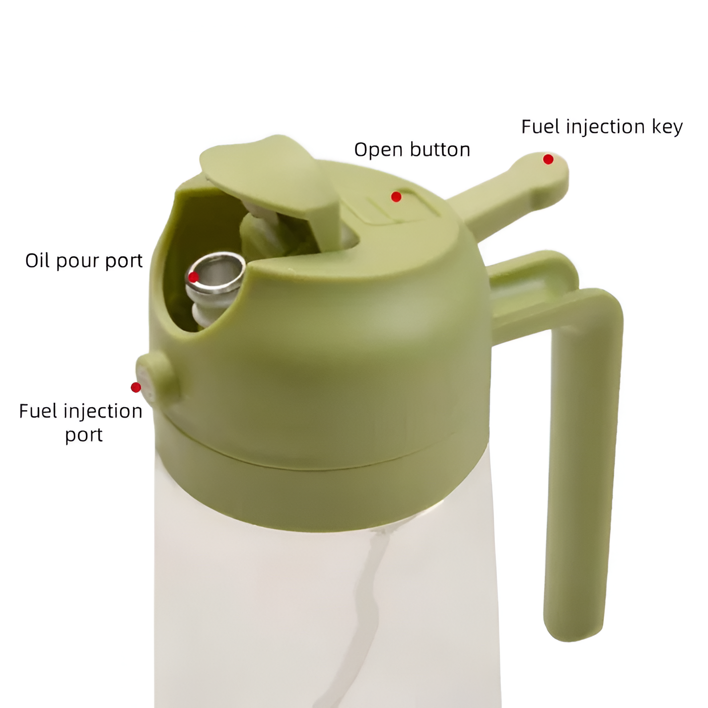 2-in-1 Oil Sprayer Bottle Kitchen Tool | Oil Spray & Pour Dispenser