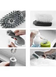Soap Dispenser Brush Long Handle Kitchen Washing Tool for Pot Sink Dish Washing