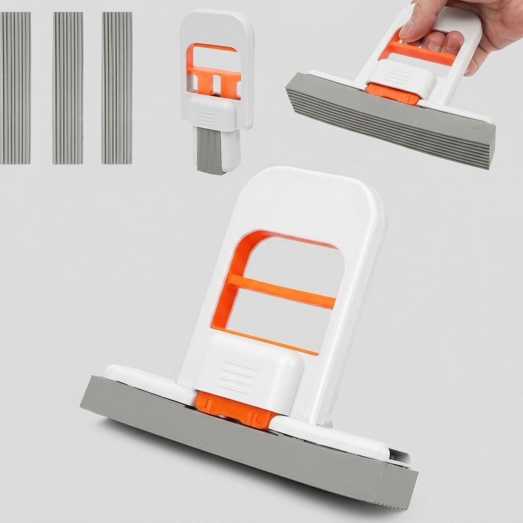 Foldable Mini Mop – Portable Self-Squeezing Wet & Dry Cleaning Mop