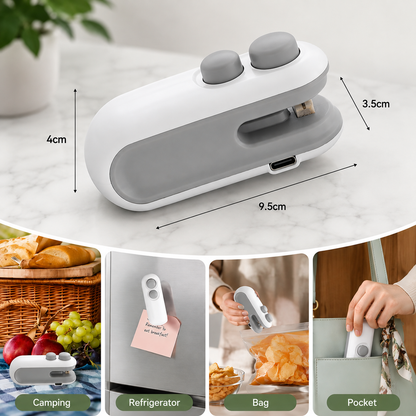 Mini Heat Sealer – Portable 2-in-1 Bag Sealing Machine