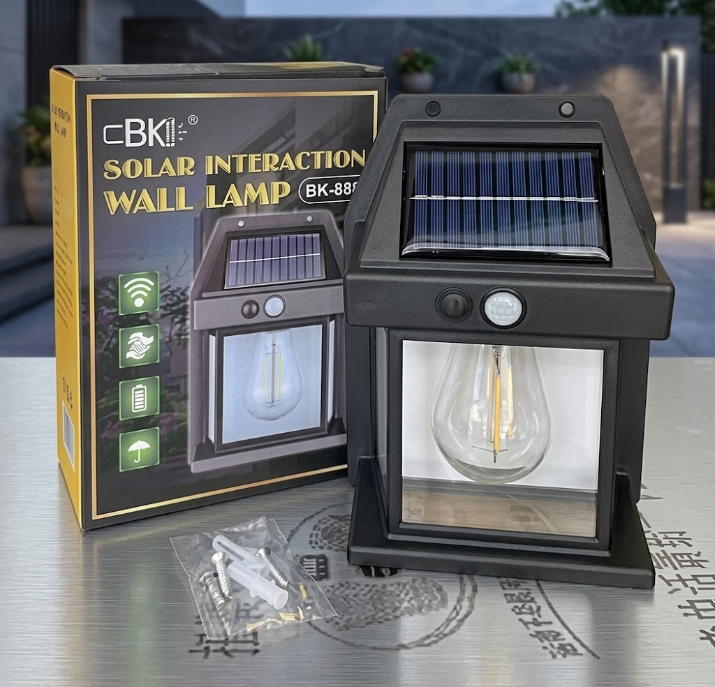 Solar Motion Sensor Wall Light – Outdoor Waterproof LED Light | Model 888