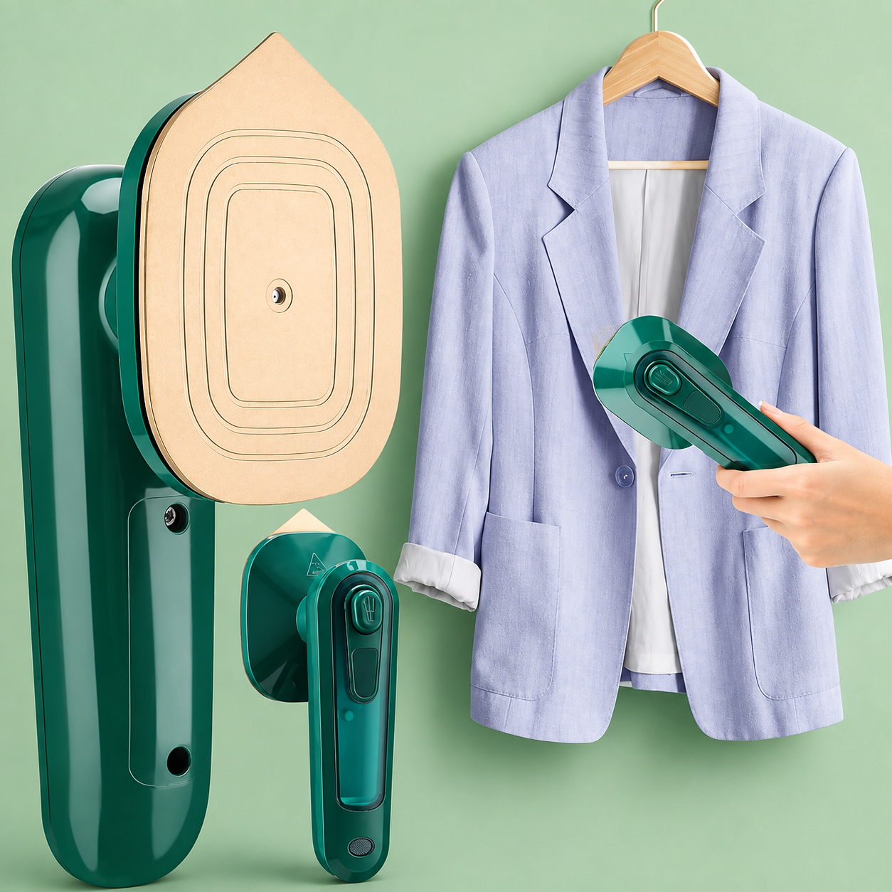 Portable Handheld Garment Steamer – Fast Wrinkle Remover